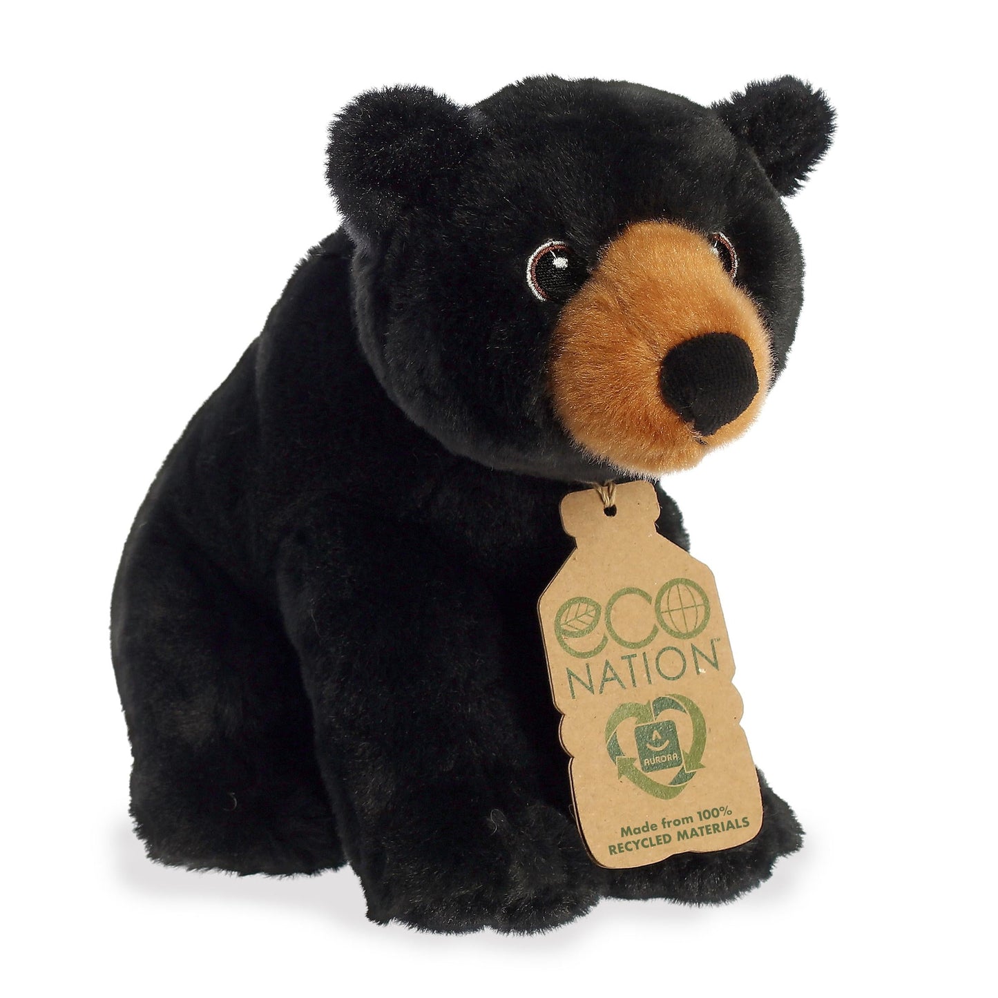 Aurora - Eco Nation - 9.5" Black Bear