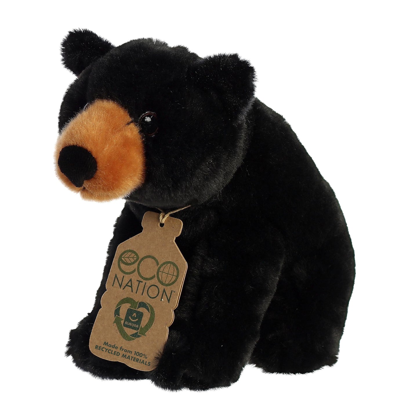 Aurora - Eco Nation - 9.5" Black Bear