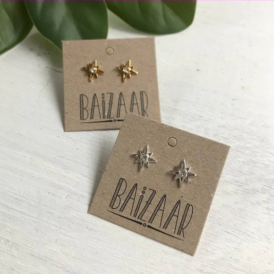 Baizaar - Star Sparkle Stud Earrings