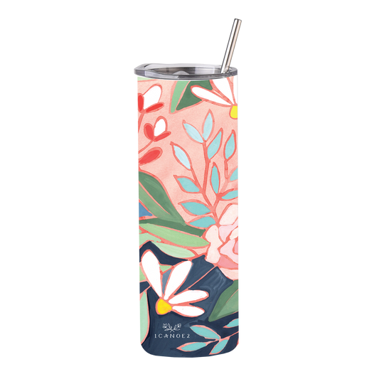 Watercolor Floral Tumbler