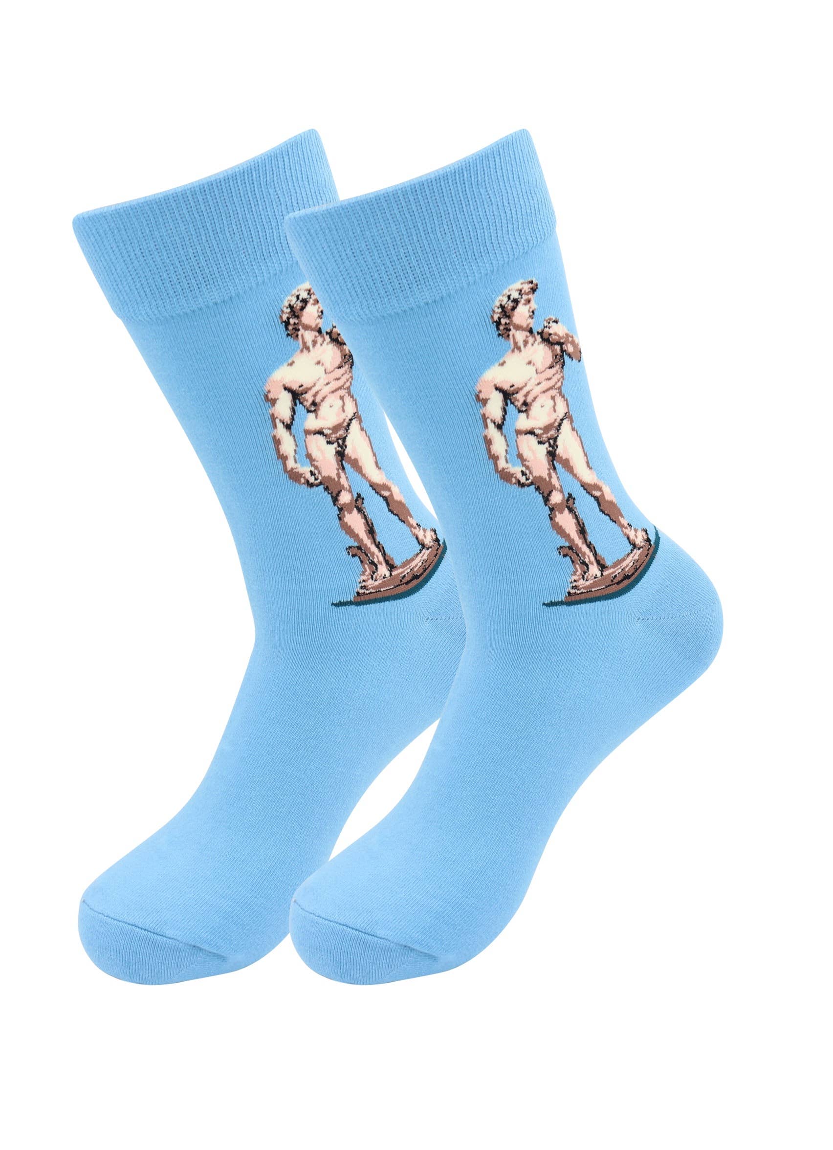 Image of Real Sic David Artists Socks - Kiss, David, Van Gogh - Fun Comfy Socks