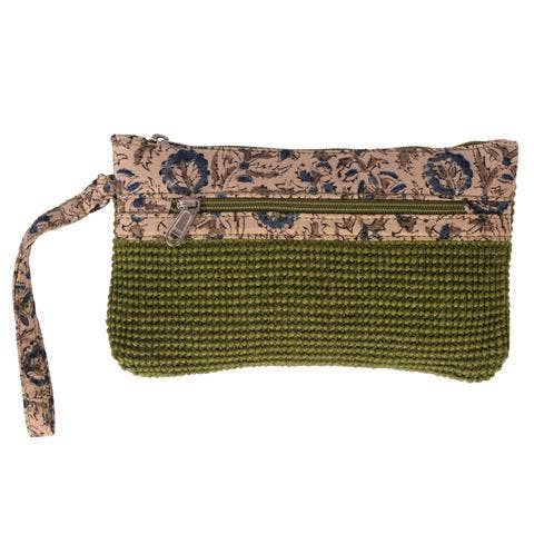 White Lotus Fashions - Leyla Wristlet - Olive Green (JK1147)