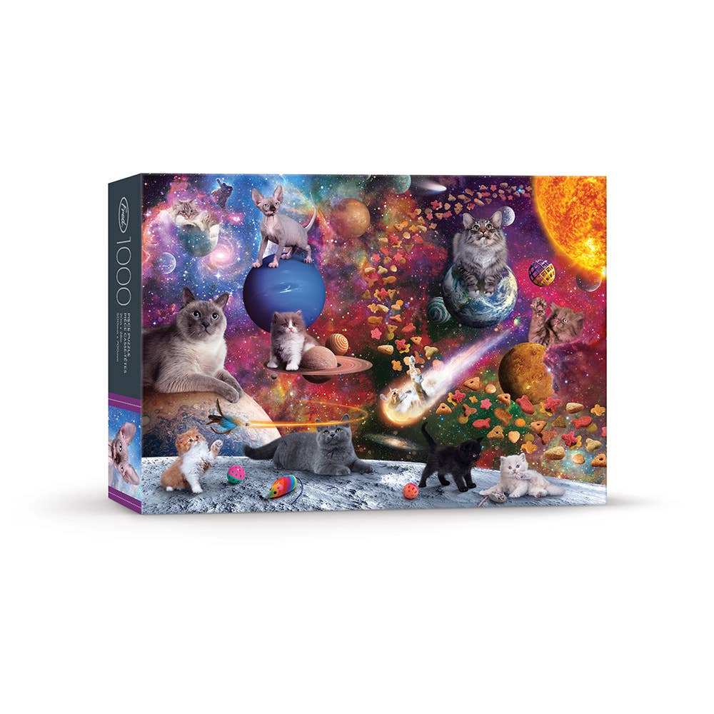 Fred & Friends - Puzzle 1000 PC - Jennifer Norwood- Galaxy Cats