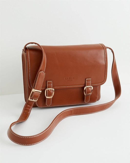 Tan Satchel Bag