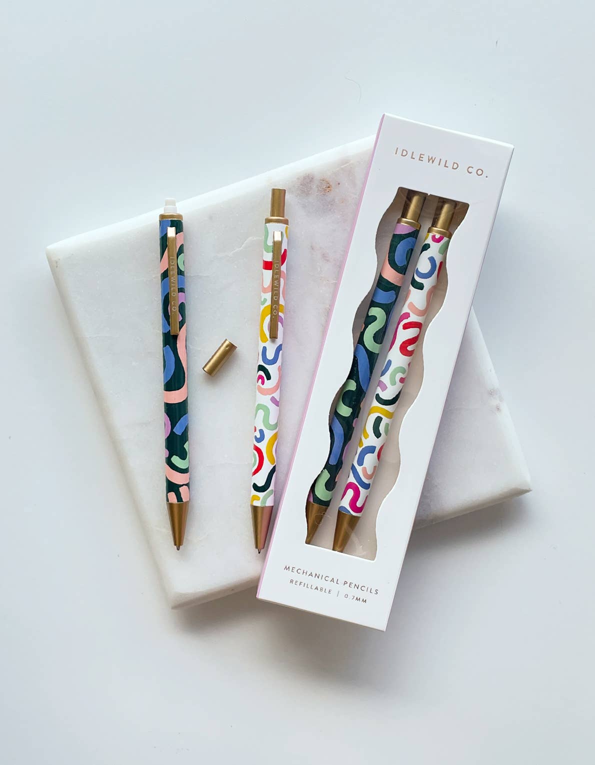 Idlewild Co. - RAINBOW SQUIGGLE MECHANICAL PENCILS