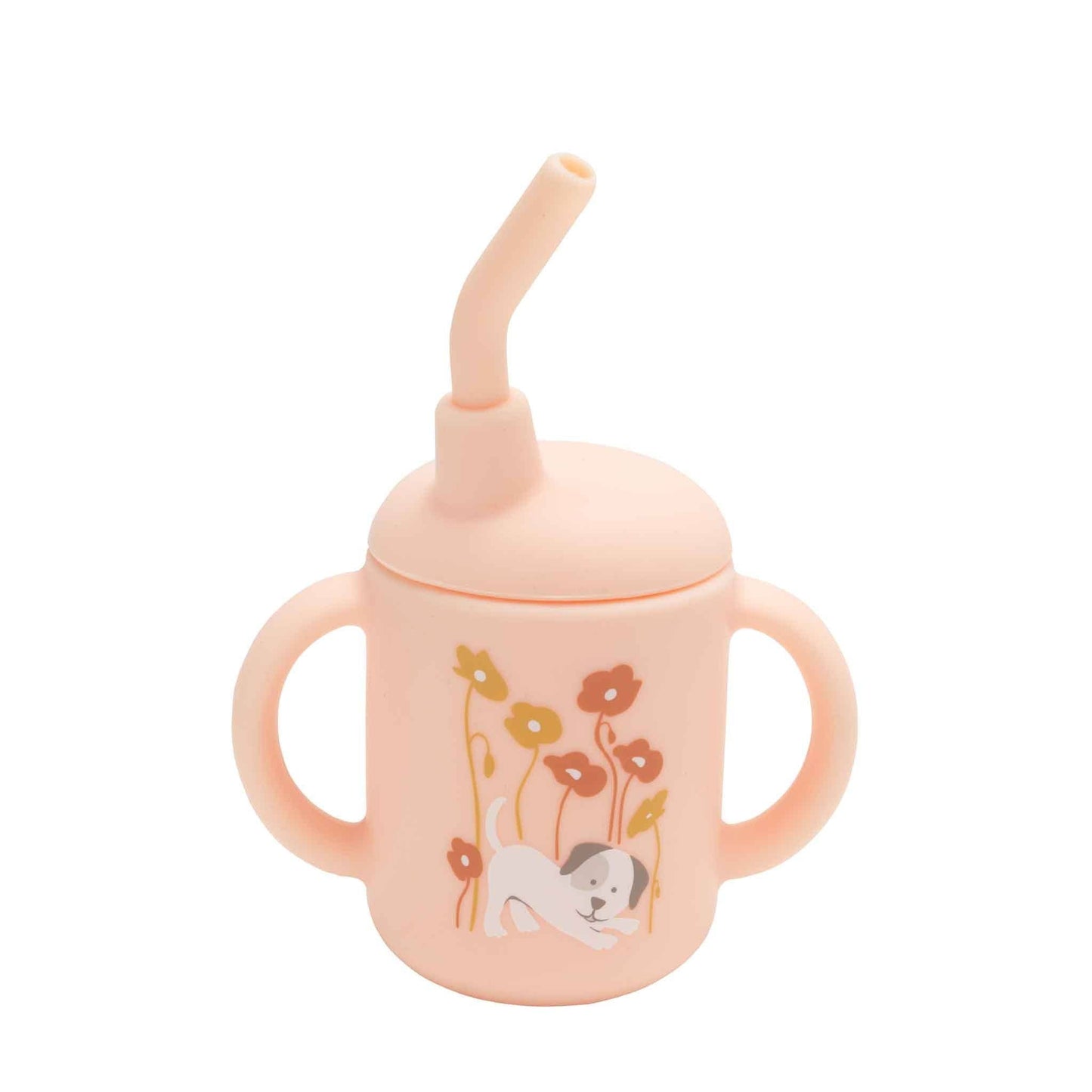 Sugarbooger by Ore’ Originals - Fresh & Messy Sippy Cup | Puppies & Poppies