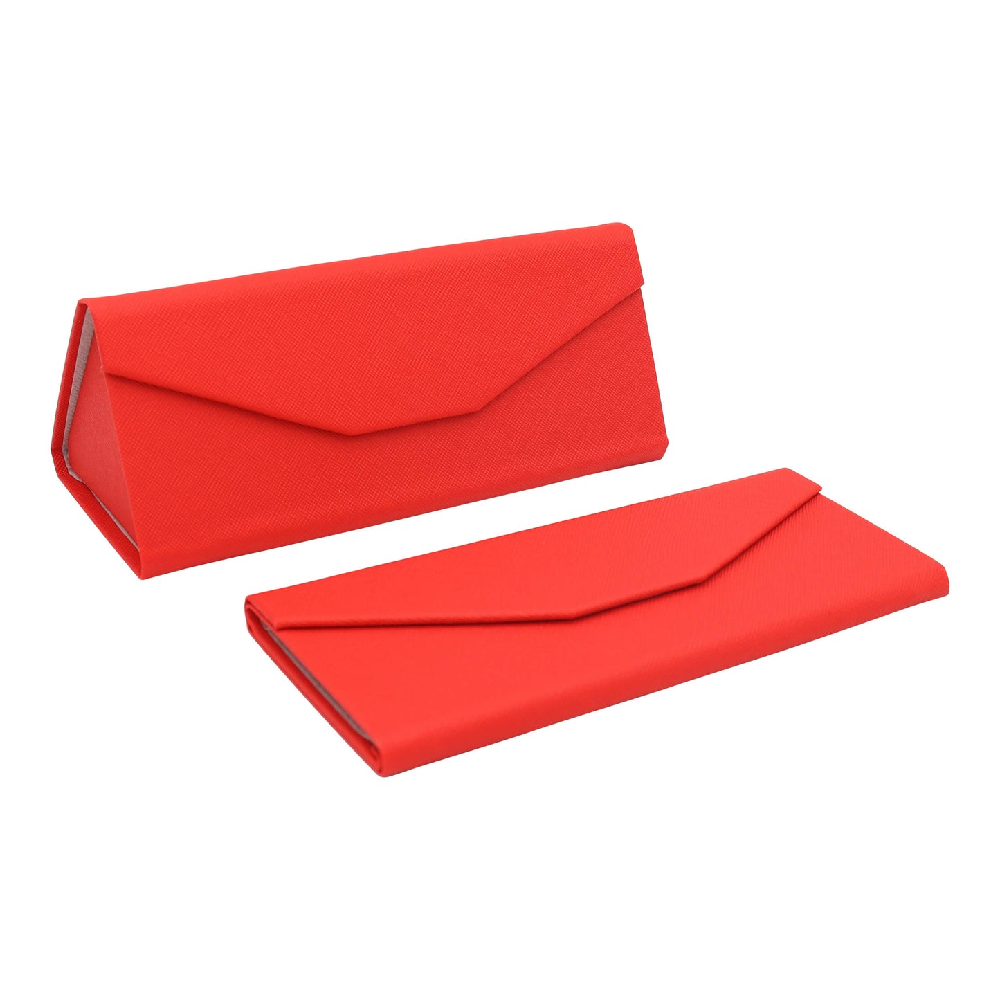 Image of Real Sic Rose Hardshell Eco Leather Solid Color Folding Glasses Case