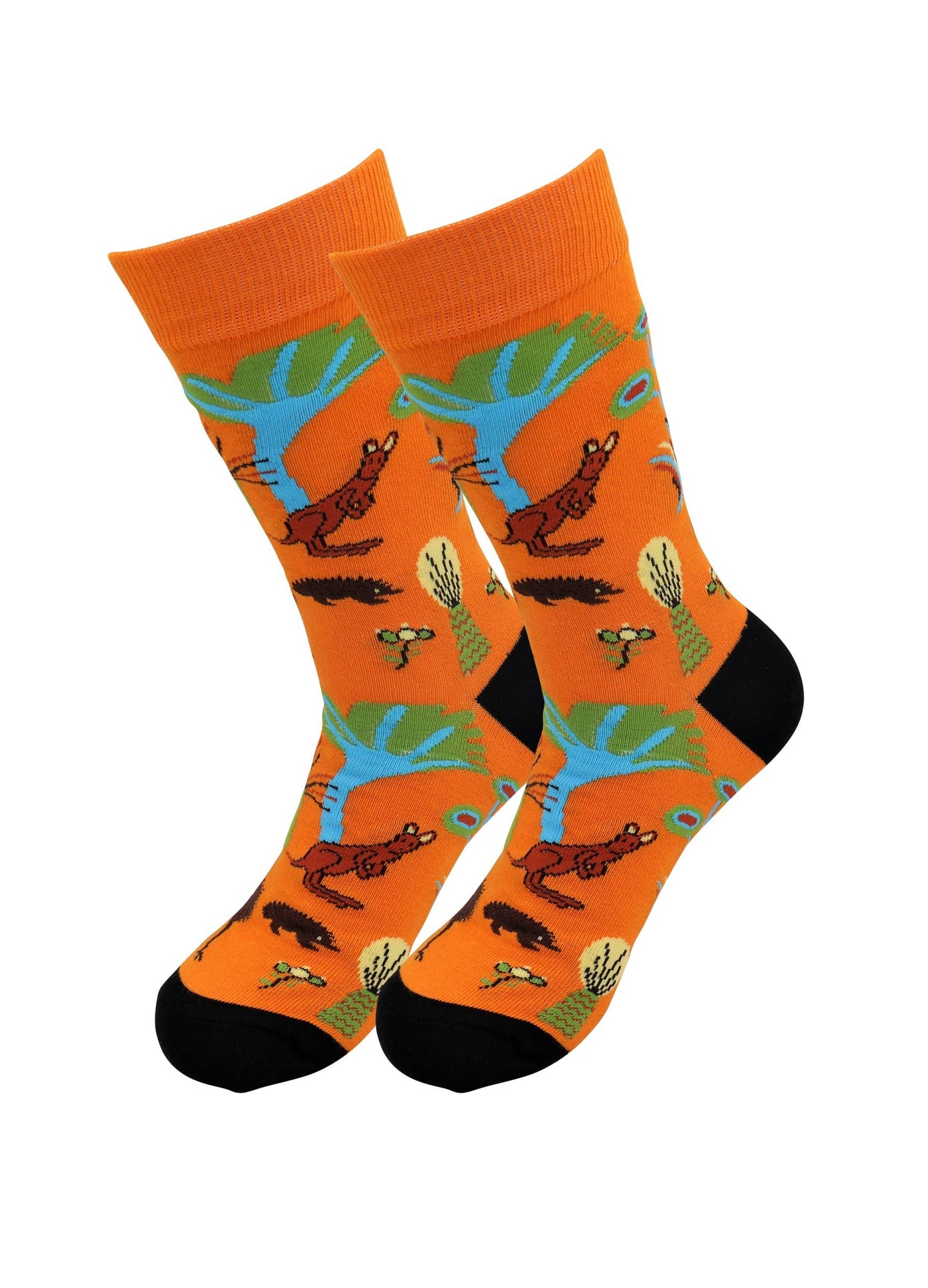 Image of Real Sic  Casual Designer Animal Socks - Kangaroo -for Men and Women