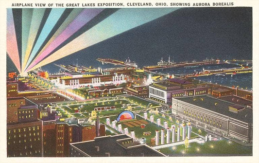 OH-122 Great Lakes Exposition, Cleveland - Vintage Image, Postcard