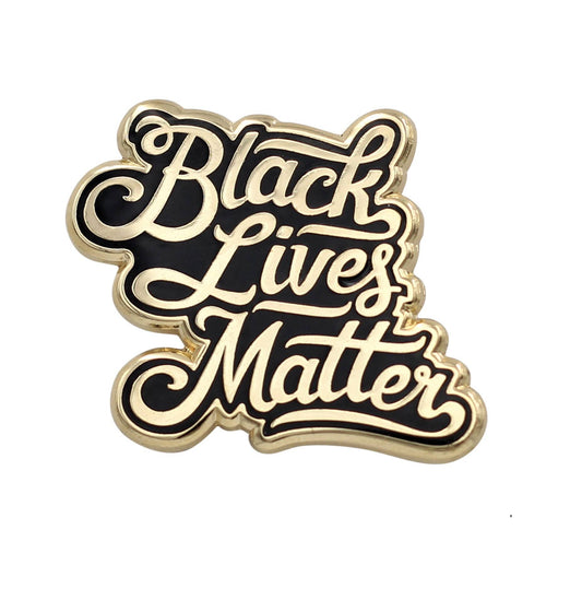 Image of Real Sic  Black Lives Matter BLM Pride & Protest Enamel Pin Lapel Pins