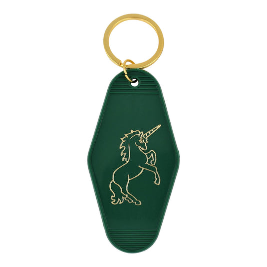 Image of Real Sic Green REAL SIC - Vintage Unicorn Key chain - Route 66 / Hotel Key