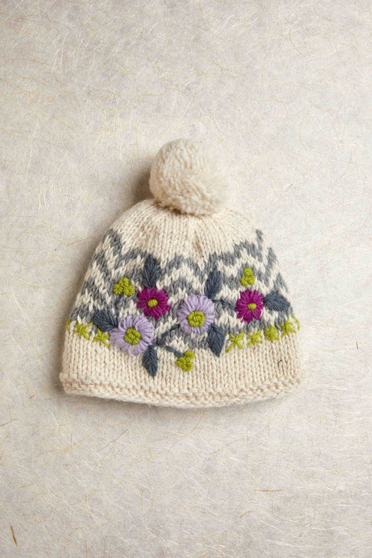 By Many Hands - Kids Sugar & Spice Ecru Beanie