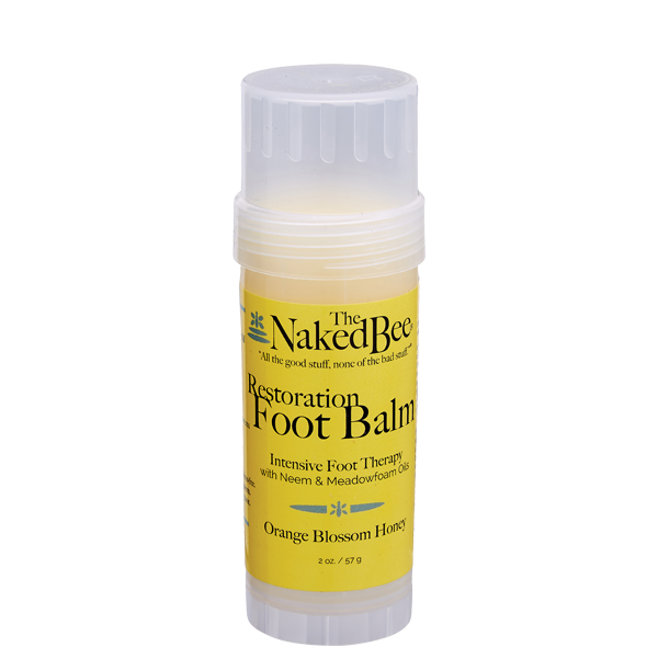 The Naked Bee - 2 oz. Orange Blossom Honey Restoration Foot Balm