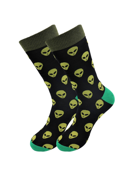 Image of Real Sic  Casual Designer Animal Socks - Alien - for Men and Women