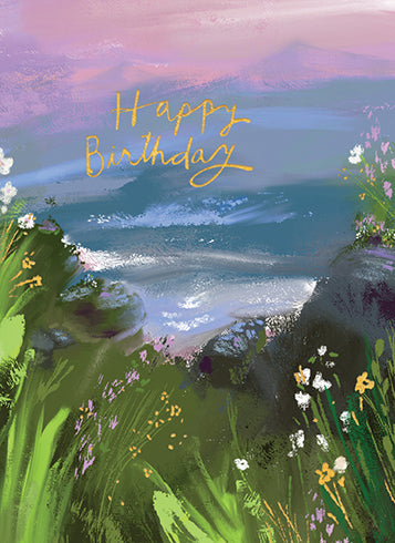 BIRTHDAY CARD SEASCAPE