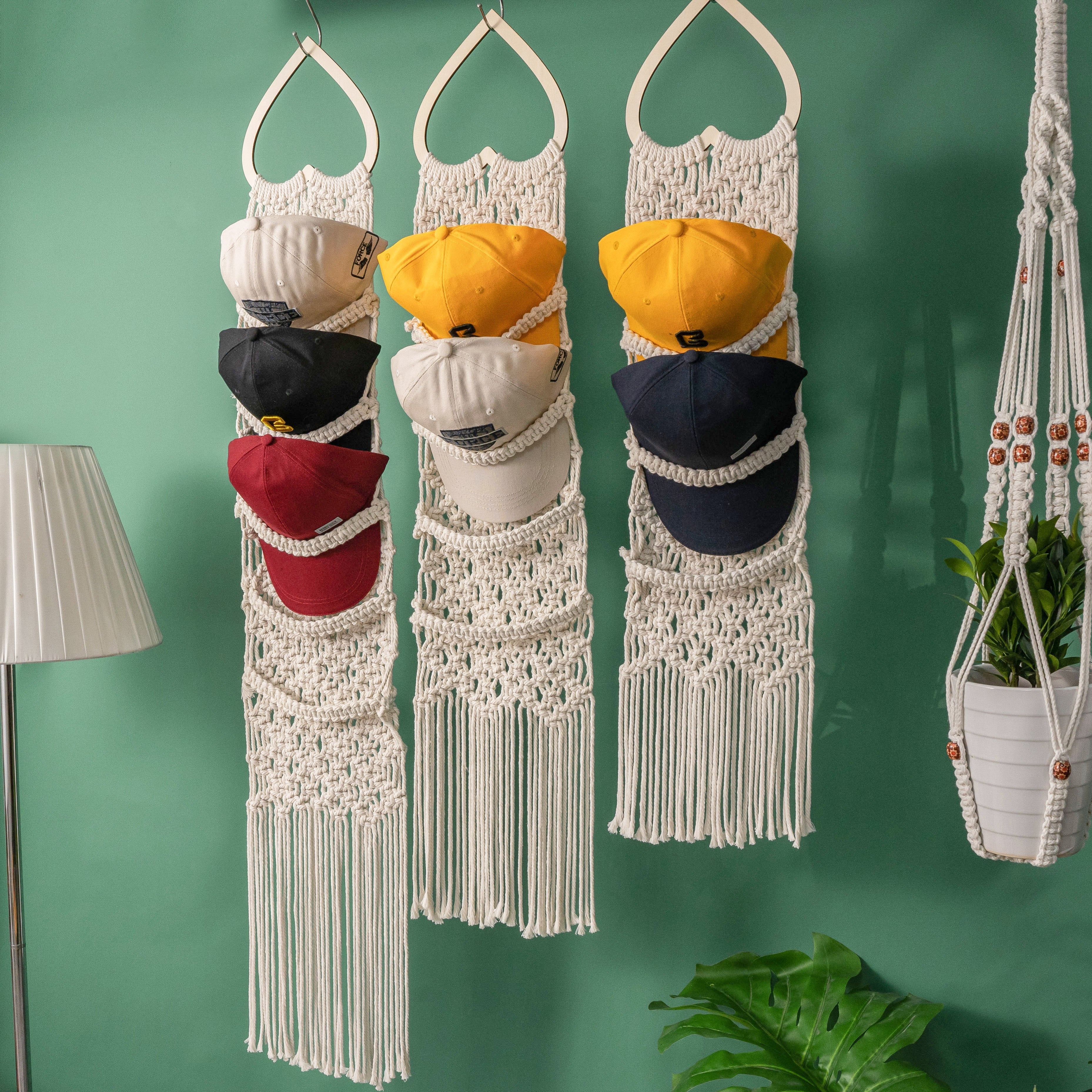 Baseball cap hanging discount rack