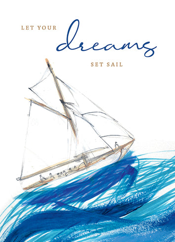 Congratulations card Set Sail