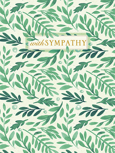 SYMPATHY CARD GREEN