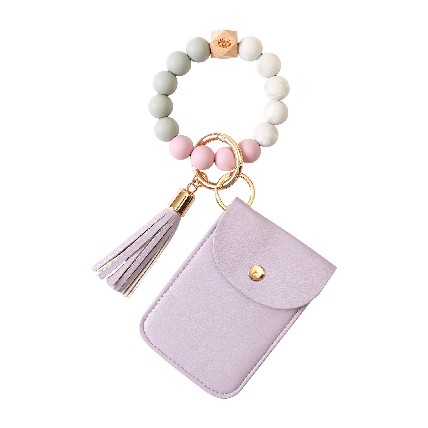 Tassel hot sale bracelet keychain