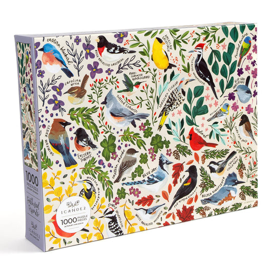 1canoe2 | One Canoe Two Paper Co. - Feathered Friends - 1,000 Piece Bird Jigsaw Puzzle