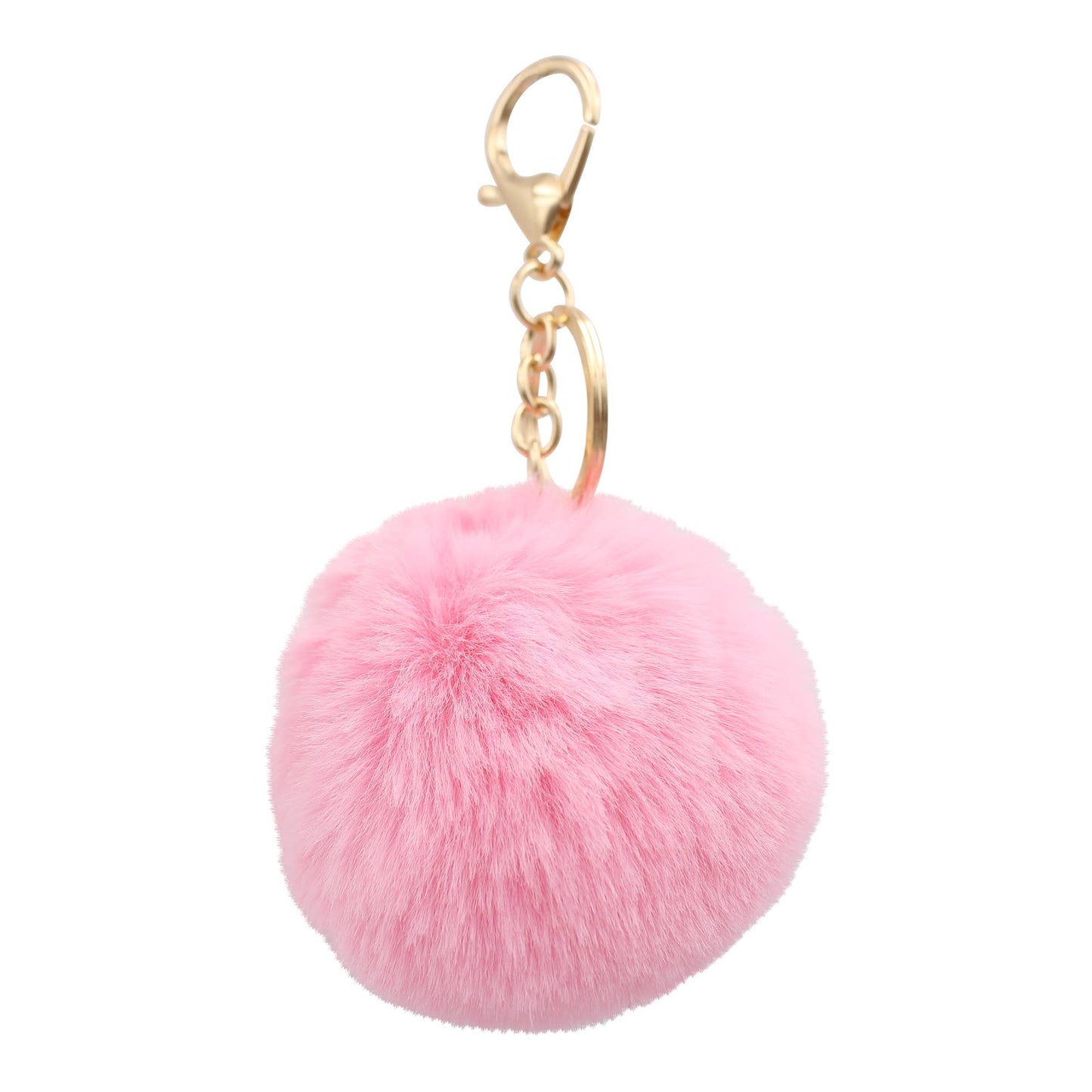 Image of Real Sic Bubble Gum Cute Colorful Pom Pom Key chain - Fuzzy Key chain