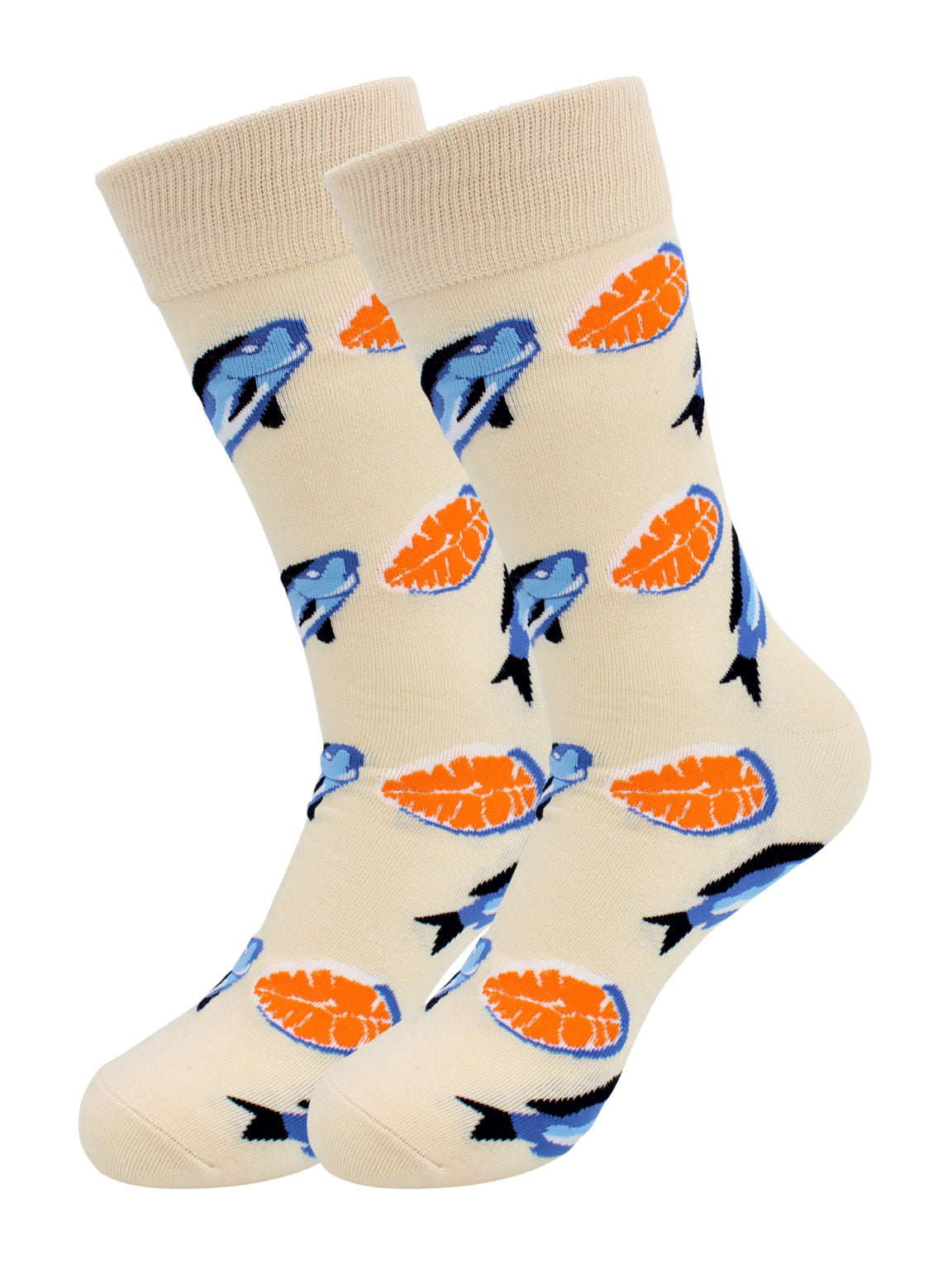 Seafood Socks - Oyster, Shrimp, Salmon - Fun, Comfy Socks – Miette