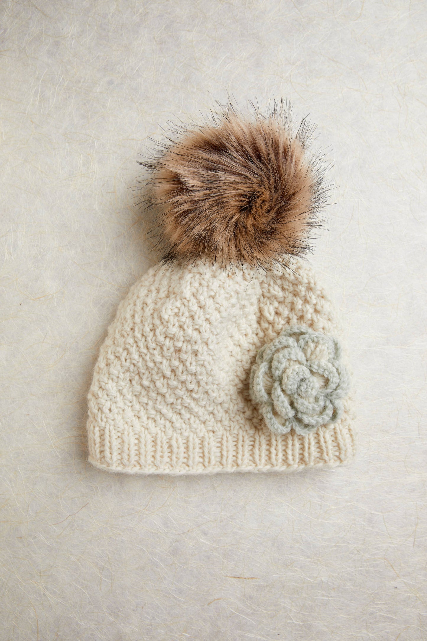 By Many Hands - Chantilly Ecru Beanie