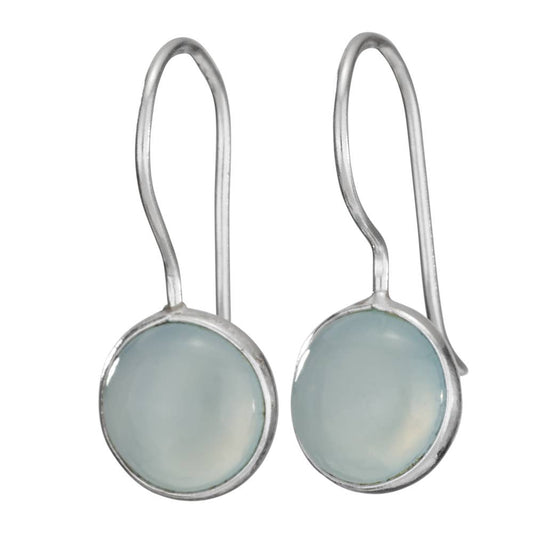 Tiger Mountain Jewelry - Cordelia Chalcedony and Sterling Silver Dangle Earrings