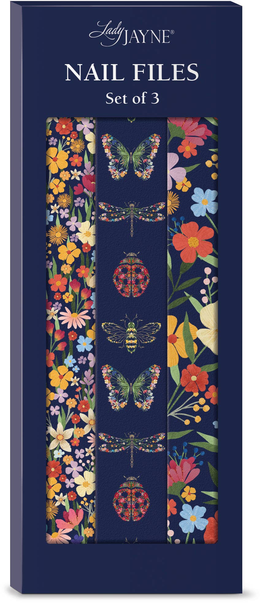 Lady Jayne - Nail file set of 3 - Insects