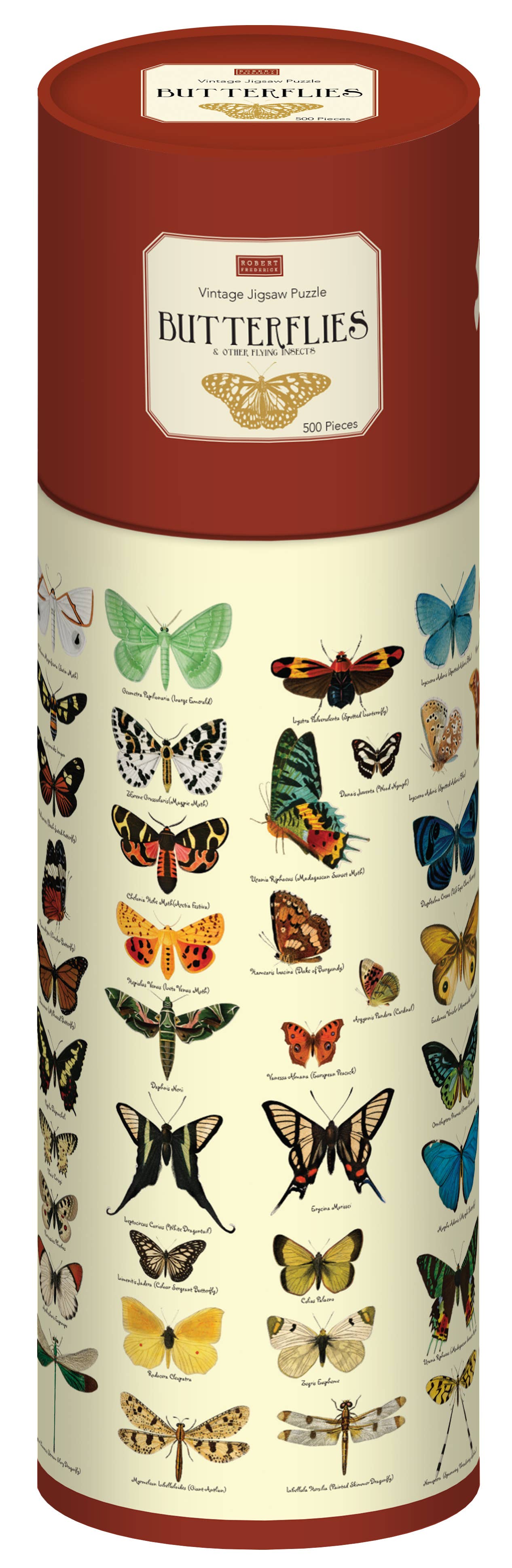 Robert Frederick Ltd - 500 Piece Jigsaw in a Tube - Butterflies