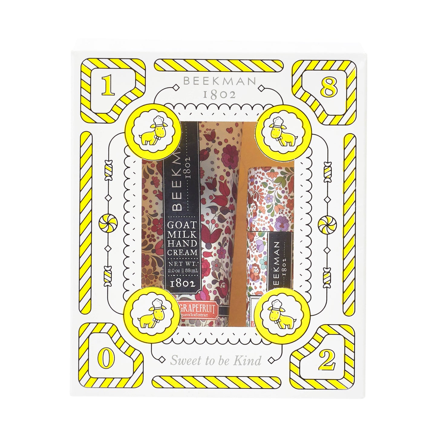 Honeyed Grapefruit 2 Oz Hand Cream & Lip Balm Set