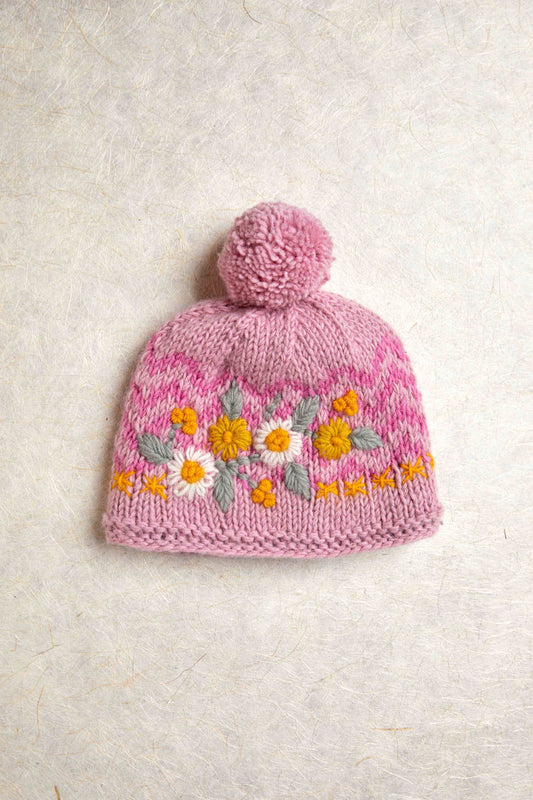 By Many Hands - Kids Sugar & Spice Pink Beanie