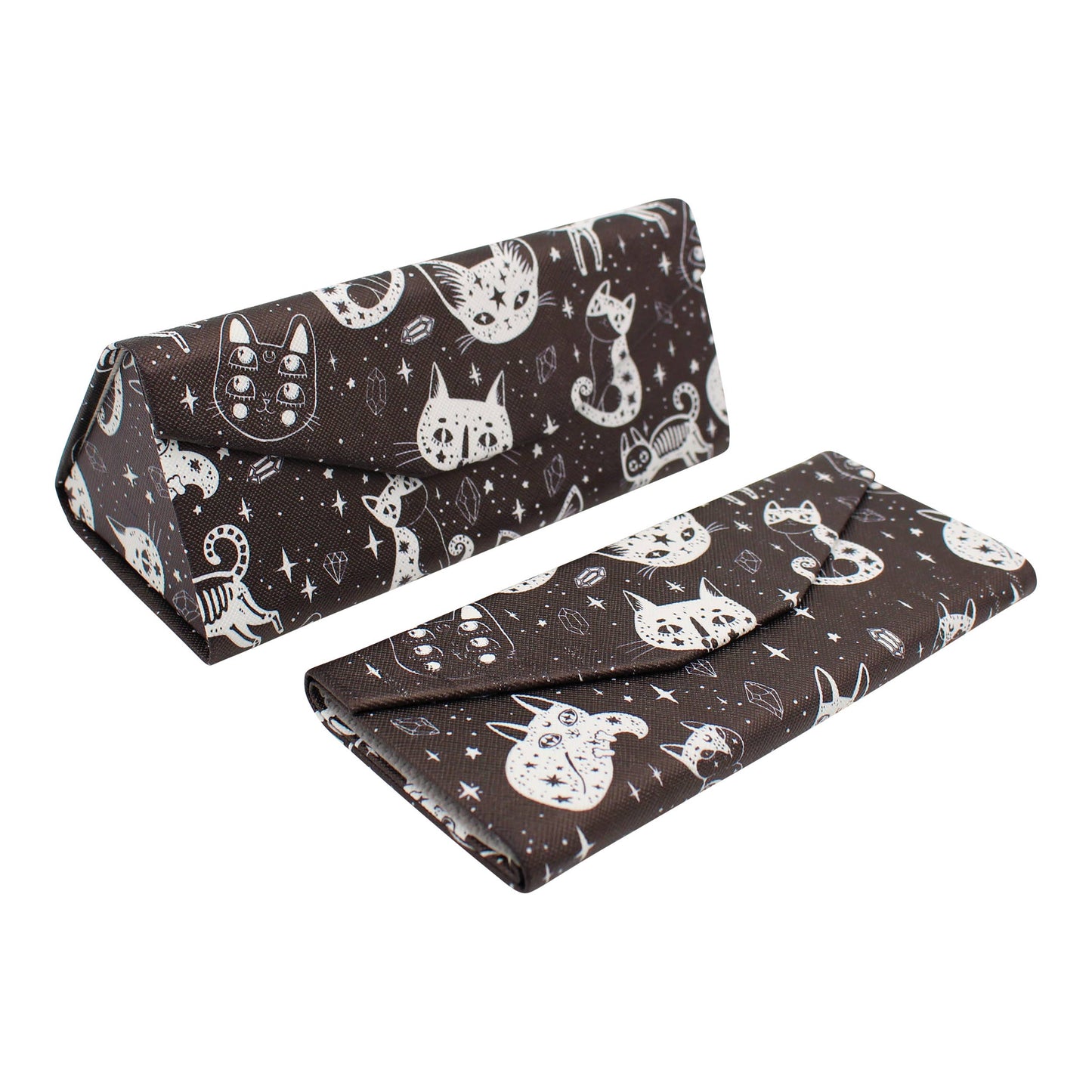 Image of Real Sic Halloween Cats Hardshell Glasses Case - Horror/Halloween - Vegan Leather