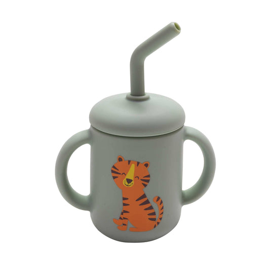 Sugarbooger by Ore’ Originals - Fresh & Messy Sippy Cup | Tiger