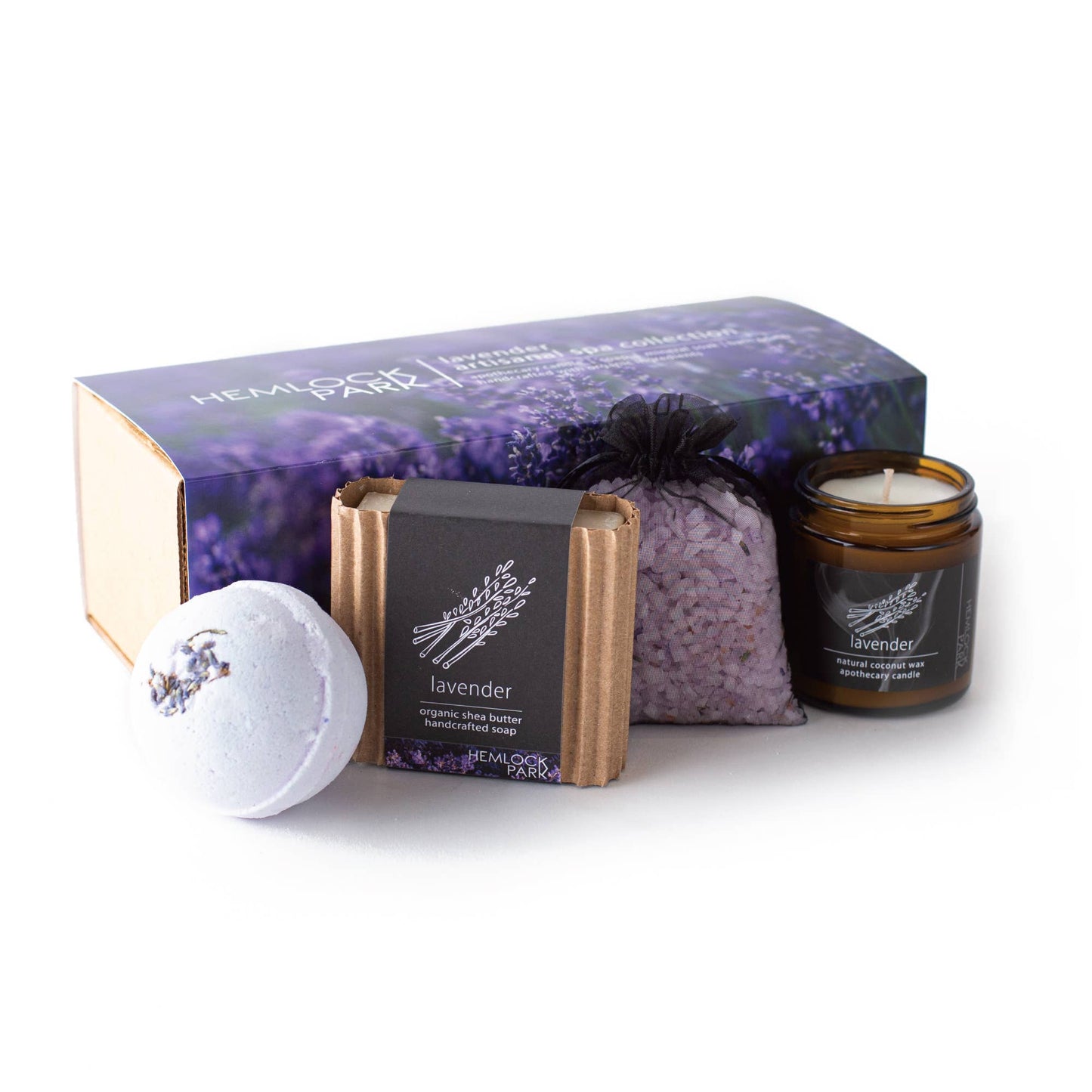 Artisanal Spa Gift Box: Lavender