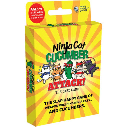 Ninja Cat Cucumber Attack Card Game