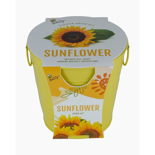 Painted Flower Grow Pail